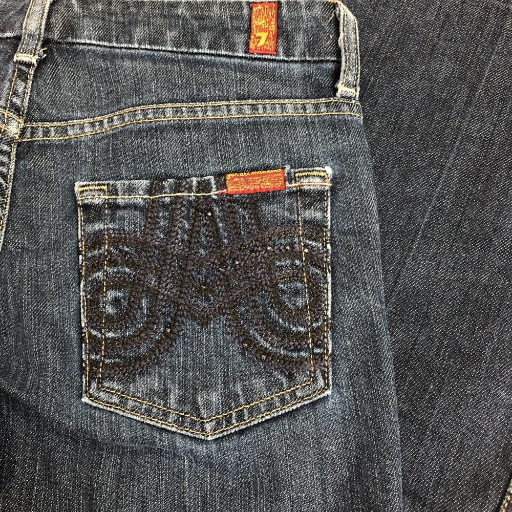 Crystal embroidered A-Pocket | 7 for all mankind
